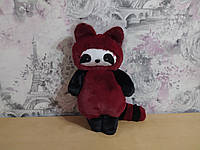 Плюшевая меховая игрушка малая красная панда подарок для ребенка 34см 02853