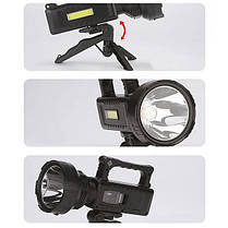 Потужний акумуляторний ліхтар-прожектор X-Bail YT-836 (4 режими), Переносний світлодіодний ліхтар на штативі, фото 5