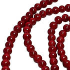 Намистини 6 мм для Біжутерії Темно Червоні, тон 132, Фурнітура для Прикрас Браслетів Брошок Намиста, фото 6