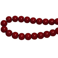 Намистини 4 мм для Біжутерії Темно Червоні, тон 132, Фурнітура для Браслетів Брошок Намиста