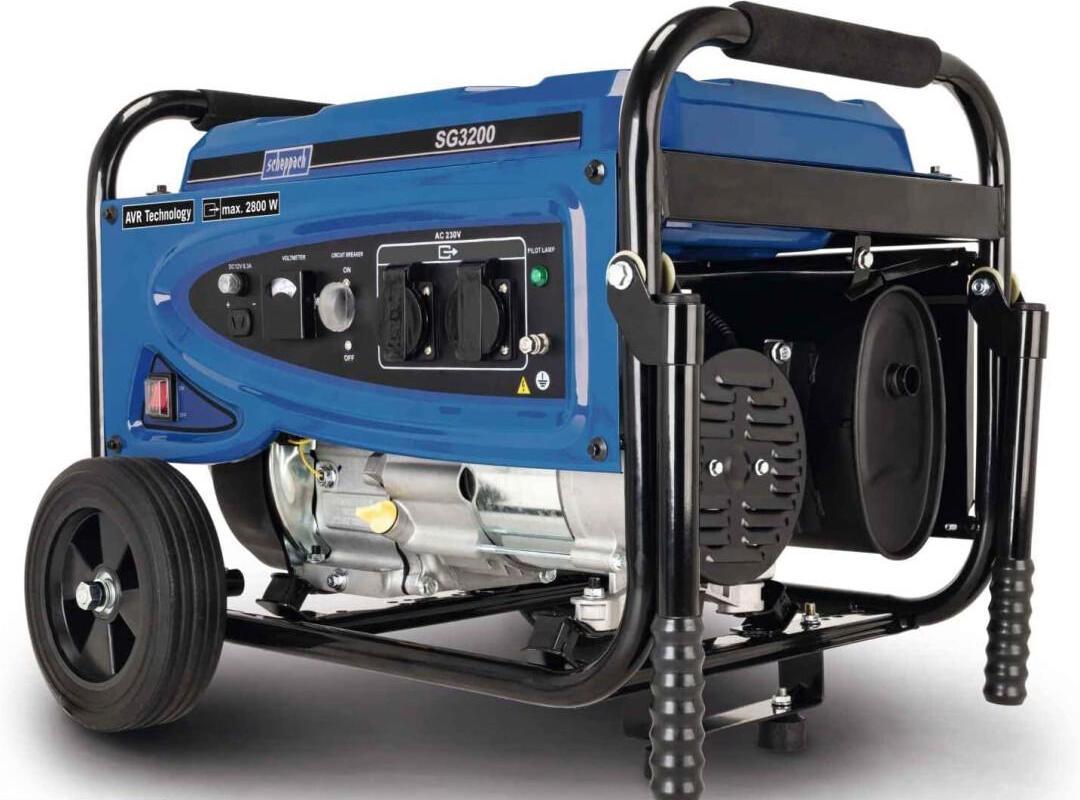 Генератор бензиновий 2.8kW AVR Scheppach SG 3200 5906220903, фото 1