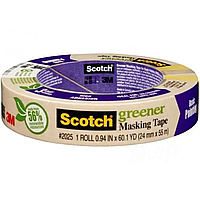 Лента малярная 3M Scotch Greener Masking Tape for Basic Painting 2025-36, 36 мм x 55 м