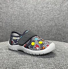 Дитячі котонові балетки з ортопедичною устілкою