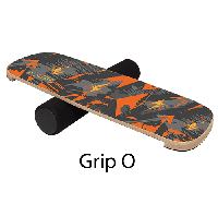 Деревянный балансборд SwaeyBoard форма Standart Grip On Fire с ограничителями до 120 кг