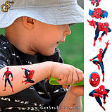 Дитячі татуювання Людина-павук Spider-Man Tatto Set, фото 2