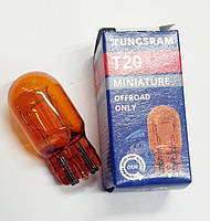 Автолампа помаранчева WY21/5W 12V W3X16q Tungsram 7443NA