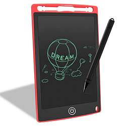 Графічний планшет (дошка для малювання) 8.5" для малювання й нотаток LCD Writing Tablet Червоний