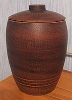 Барильце для засолювання та зберігання (6 літрів) Бочонок для засолки и хранения из красной глины (6 литров)