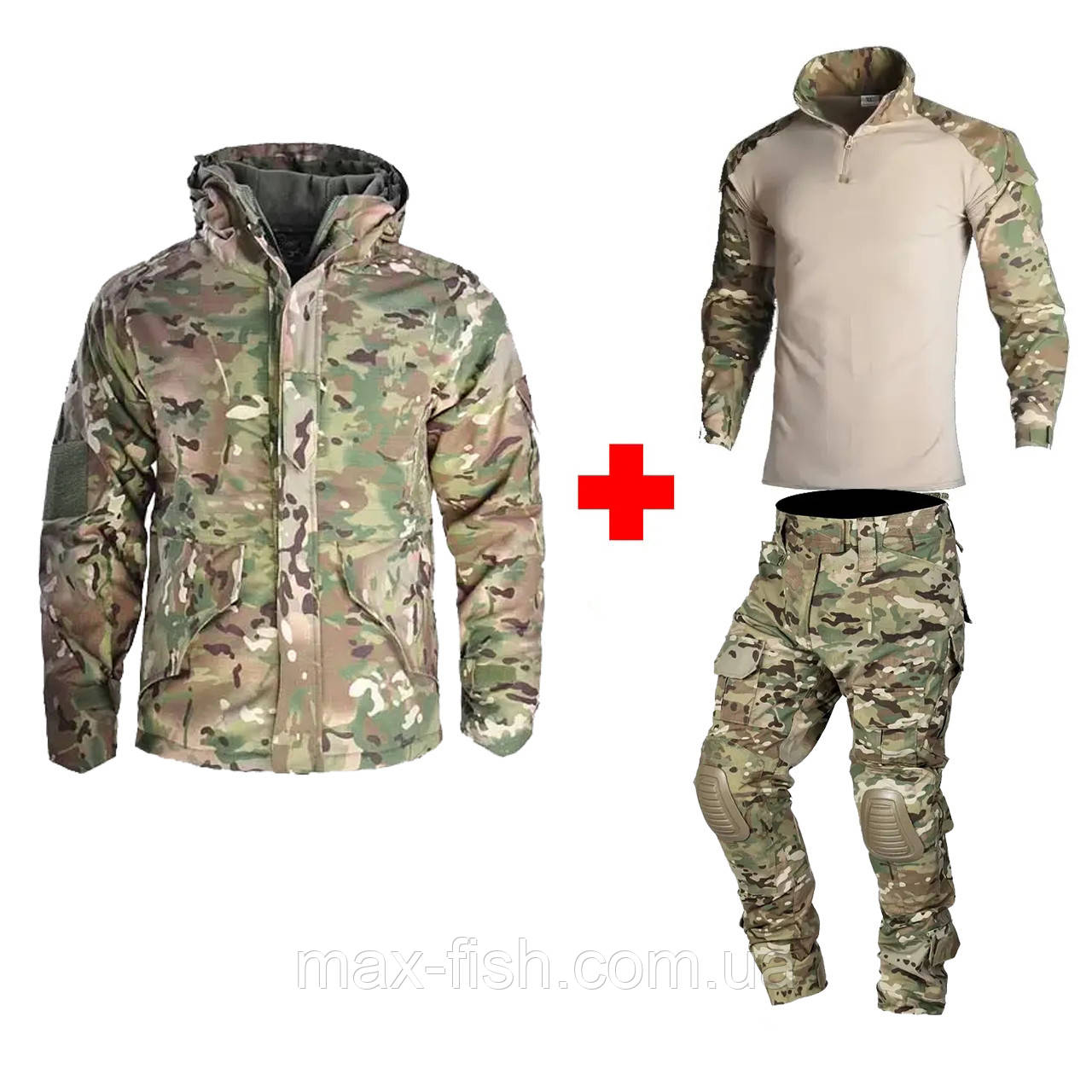Костюм 3в1 розмір XL Han Wild Multicam G8 куртка та штани та убакс мультикам