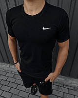 Комплект Nike футболка чорна + шорти