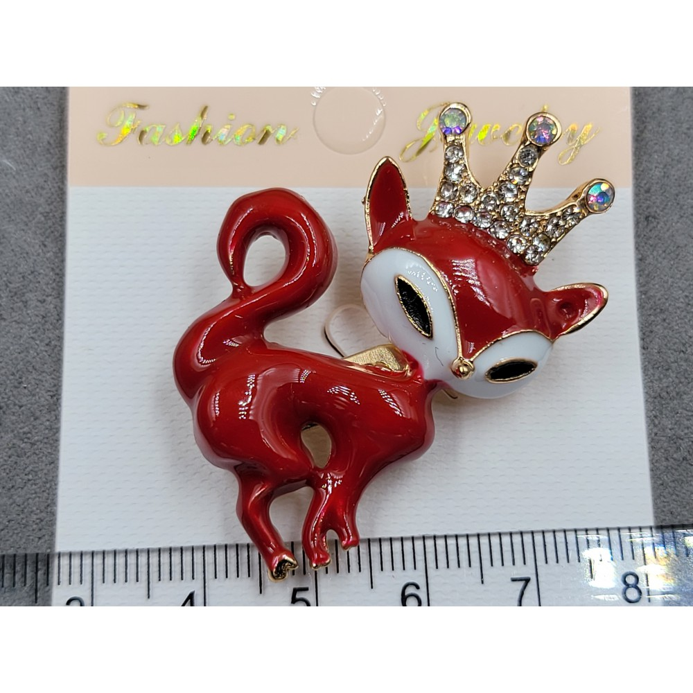 Брошь лиса (ID#1763844601), ціна: 94 ₴, купити на Prom.ua