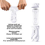 Мастурбатор Dorcel DEEP BLOW WHITE, подвійне використання 777Store.com.ua, фото 4