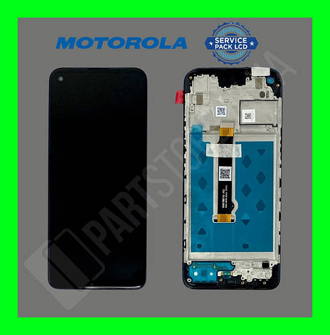 Дисплей Motorola Moto G9 Power Black (5D68C17634) сервісний оригінал у зборі з рамкою, фото 2