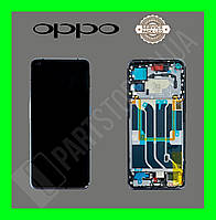 Дисплей Oppo Realme GT 2 Pro Black (4909405) сервисный оригинал в сборе с рамкой