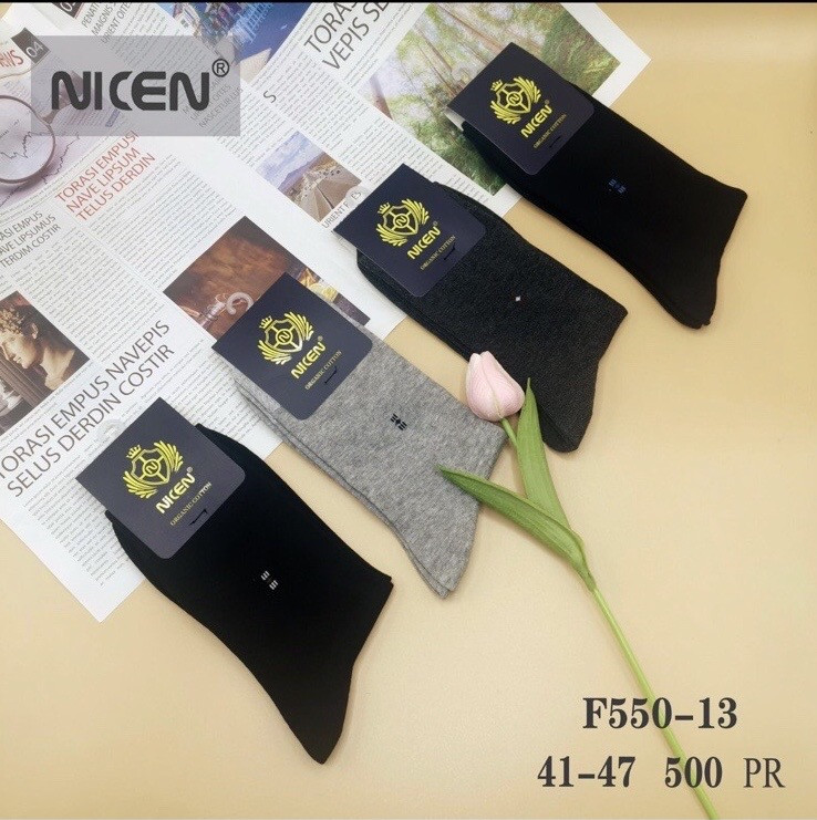 Носки мужские хлопок "Nicen" размер 41-47 - фото 1 - id-p1763974362