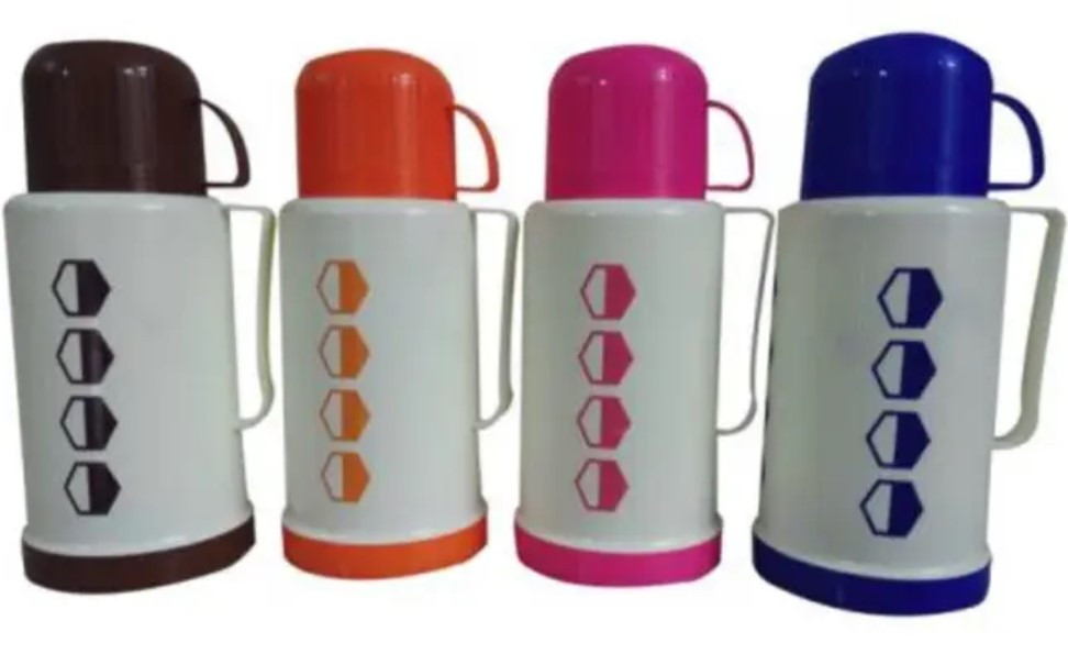 Термос Пластик І Скло — 1 Чашка 1,2 Л. FRU-256, фото 1