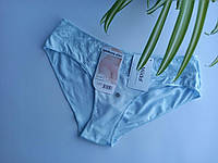 Модные голубого цвета трусики слипы для девушки ДС 26097 размер Л, 48