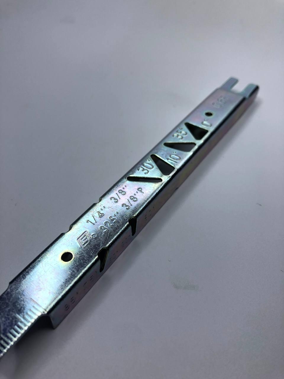 Шаблон ST оригинал для контроля угла заточки цепей 1/4, 3/8P, .325, 3/8 ...