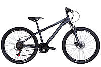 Велосипед 26" Discovery RIDER AM DD 2022 рама 13" Графитовый