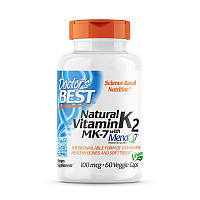 Natural Vitamin K2 100 mcg Doctor's Best, 60 капсул