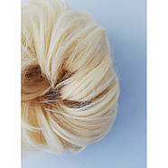 Гумка з волосся для створення зачісок 613# Шиньйон пучок Термоволокно Теплий блонд (KG-6025), фото 3
