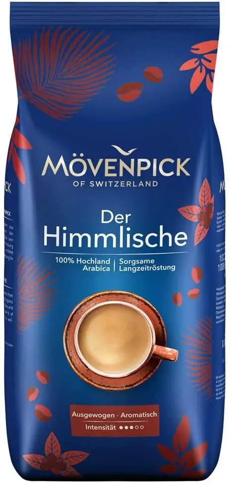 Кава в зернах Movenpick Der Himmlische 1кг Німеччина Мувенпік