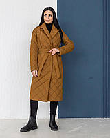 Модное молодежное женское весеннее пальто "Стокгольм", карамель