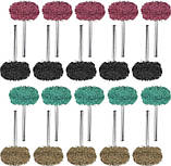 Набір полірувальних кругів щіток 25 мм для гравера дремеля Dremel, 25 шт., фото 2