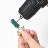 Набір полірувальних кругів щіток 25 мм для гравера дремеля Dremel, 25 шт., фото 4