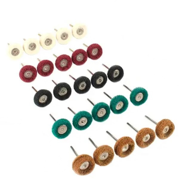 Набір полірувальних кругів щіток 25 мм для гравера дремеля Dremel, 25 шт.