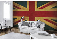 Фотообои в английском стиле 254x184 см Флаг Великобритании (10677P4)+клей