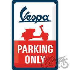 ТАБЛИЦЯ 20x30 VESPA PARKING ONLY