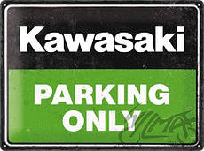 ТАБЛИЦЯ 30x40 KAWASAKI PARKING ONLY