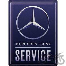 ТАБЛИЦЯ 30x40 MERCEDES BENZ BLUE