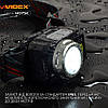 Налобний світлодіодний акумуляторний ліхтар Videx H075C 500Lm 5000K IP65 VLF-H075C, фото 4