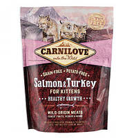 Сухий корм для котят Carnilove Cat Salmon & Turkey Kitten 400 г (лосось та індичка)