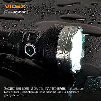 Портативний світлодіодний акумуляторний ліхтарик Videx A505C 5500Lm 5000K IP68 VLF-A505C, фото 2