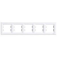 Рамка Schneider Asfora 5-я біла гір. EPH5800521