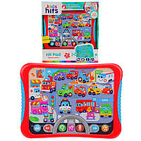 Планшет Kids Hits арт. KH01/008 Супер автобатар, назви, звуки авто. правила дорожнього руху, гра, запити, р-р