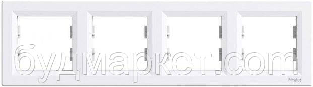 Рамка Schneider Asfora 4-я біла гір. EPH58421