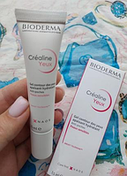 Bioderma crealine soothing moisturizing eye contour gel cream крем для глаз защитный yeux