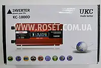 Инвертор автомобильный цифровой - Power Inverter UKC KC-1000D 1000W