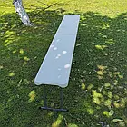 Складана лавка туристична GoodGarden лавочка садова розкладна 183 см, фото 7