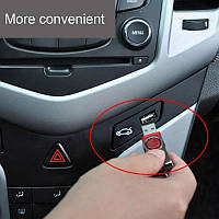 КНОПКА открытия багажника с подсветкой и USB Chevrolet Cruze 2009-2014 Пантехникс Арт-692