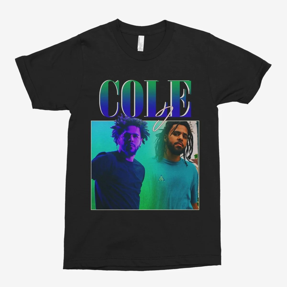 Футболка чорна J. Cole Vintage Look T-Shirt XS, фото 1