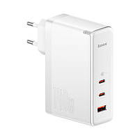 Адаптер мережевий Baseus Type-C to Typc-C cable Gan5 Pro Fast Charger 1USB/2Type-C, PD/QC, 140W/5A, фото 5