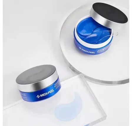 Патчі з екстрактом морських водоростей і пептидами MEDI-PEEL Hyaluron Aqua Peptide 9 Ampoule Eye Patch, 60 шт, фото 3