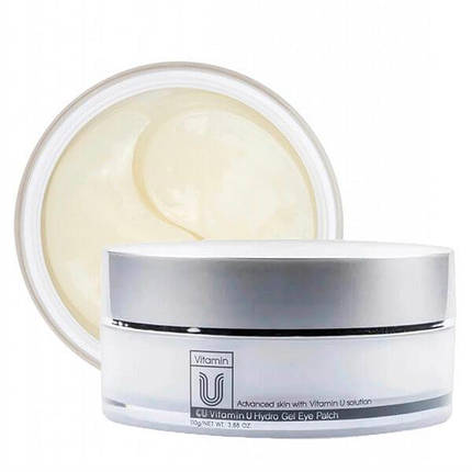 Патчі для очей з вітаміном U і пептидами CUSKIN Vitamin U Hydro Gel eye patch 60 шт, фото 2