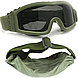 Тактичні Окуляри Захисна маска Revision з 3 Лінзами/Балістичні Окуляри з Змінними Лінзами (оліва), фото 2