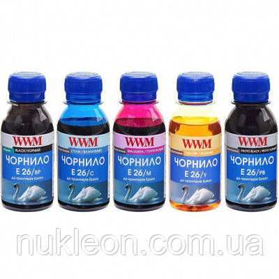 Популярний! Чорнило WWM EPSON XP-600/XP-605/XP-7005 (CMYBkPbk) (E26SET5-2) - Краща якість тільки на Nukleon.com.ua